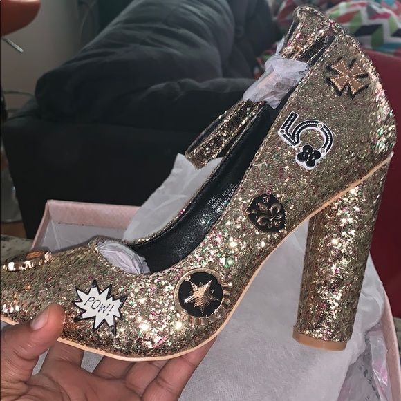 Cape Robbin Shoes - SOLD 👑🔥Brand new gold glitter heel size 10💋 SOLD